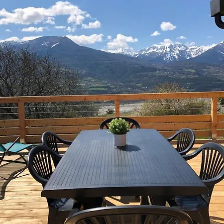 Chalet Avec Vue Lac Embrun Exterior foto